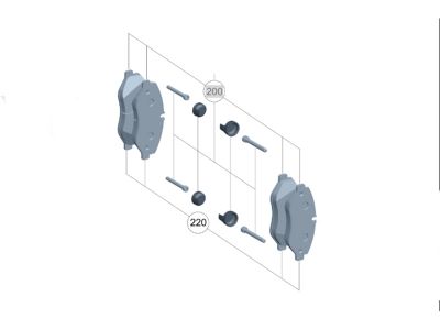 Plaquettes de Freins Avant EQV V W447