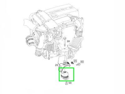Silent Bloc Avant Gauche Mercedes-Benz