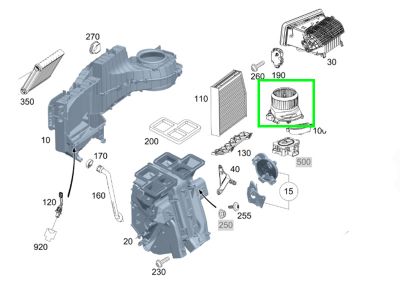 Soufflante Radiale GLA W156
