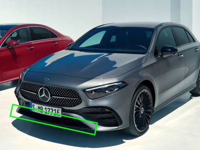 Barre Décorative Pare-choc Avant Classe A W177