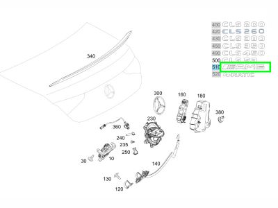 Monogramme Coffre - AMG Noir - CLS W257