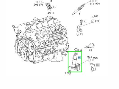 Capteur Niveau d'Huile Classe E W211