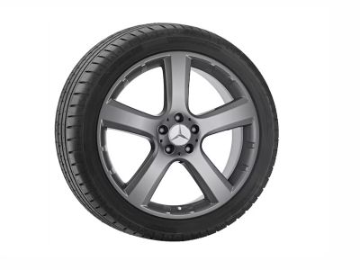 Jante 20 Pouces GLE W164 - Essieu Avant et Arrière - 8,5 J x 20 ET 56 - gris trémolite métallisé