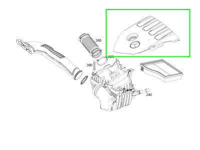 Cache Moteur Classe B W247