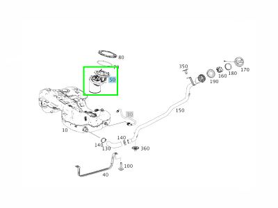 Pompe à Carburant A2464701494