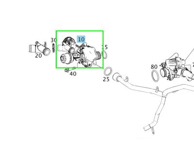 Pompe à Eau Classe A W176