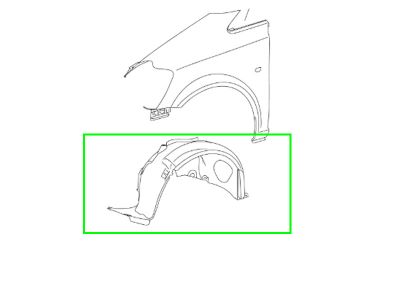 Pare-Boue Avant Gauche Vito W639