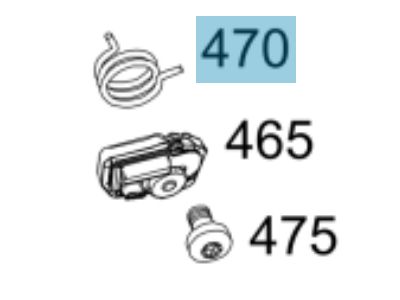 Ressort Spiral volet d'échappement Mercedes-Benz