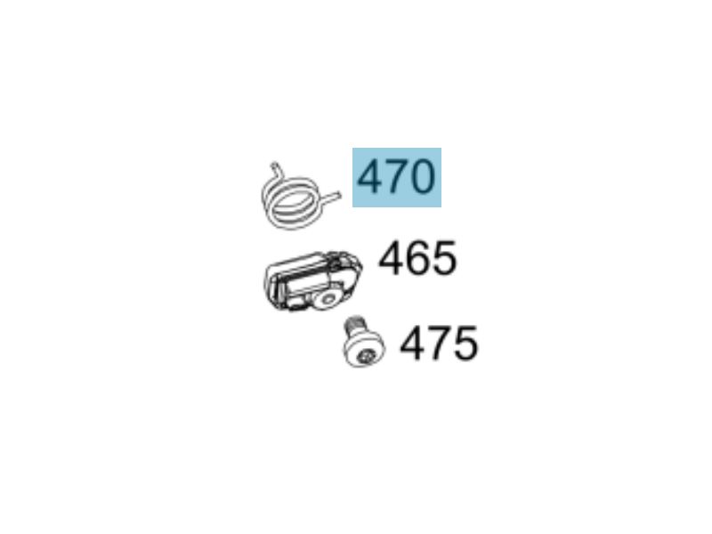 Ressort Spiral volet d'échappement Mercedes-Benz