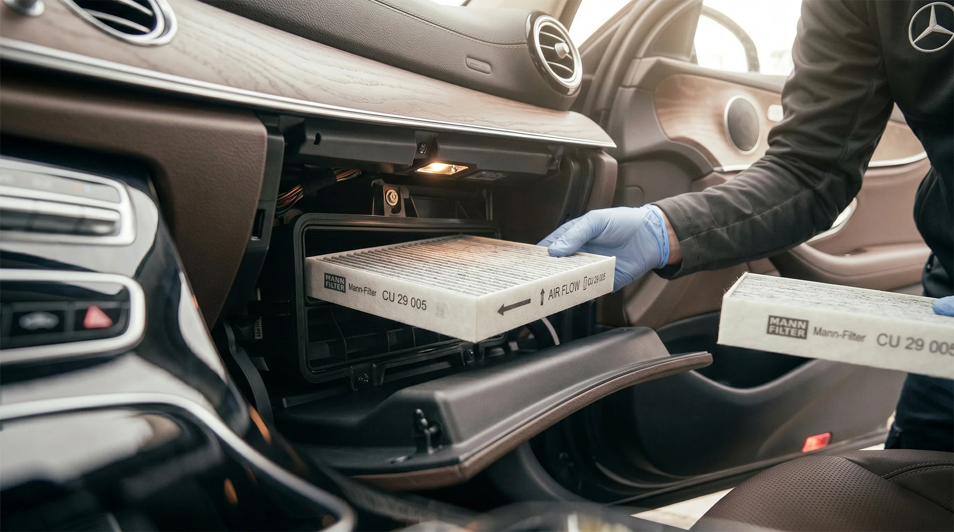 Changer votre filtre d'habitacle Mercedes : Guide pour un air pur & sans odeurs