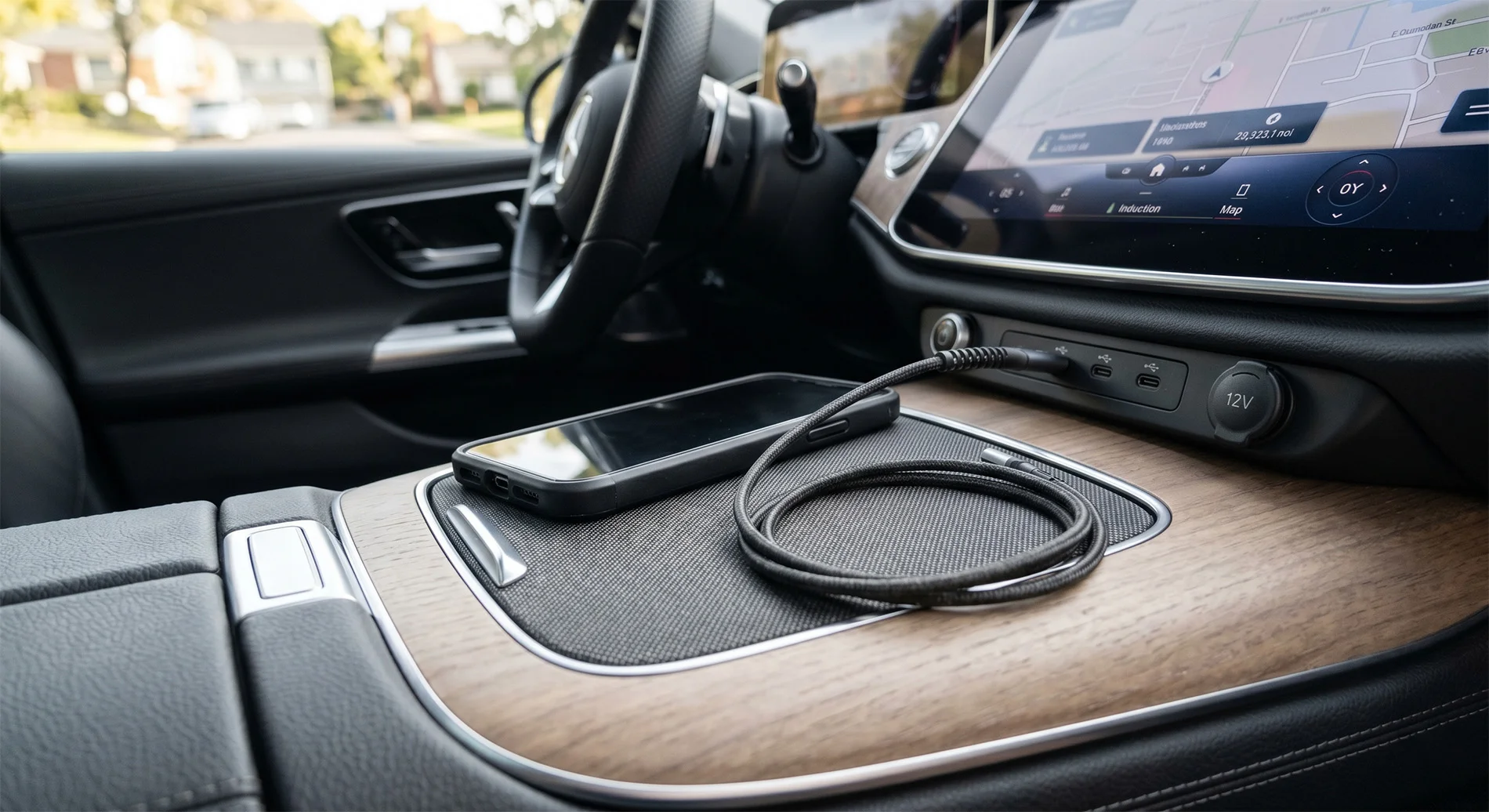 Chargeurs induction et USB-C Mercedes : Comment booster la recharge de votre smartphone ?