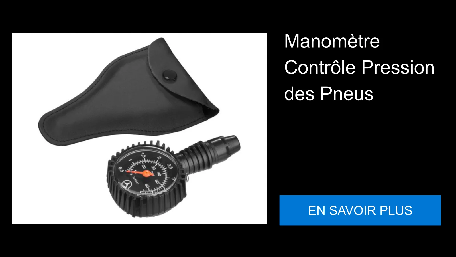 Manomètre Contrôle Pression des Pneus