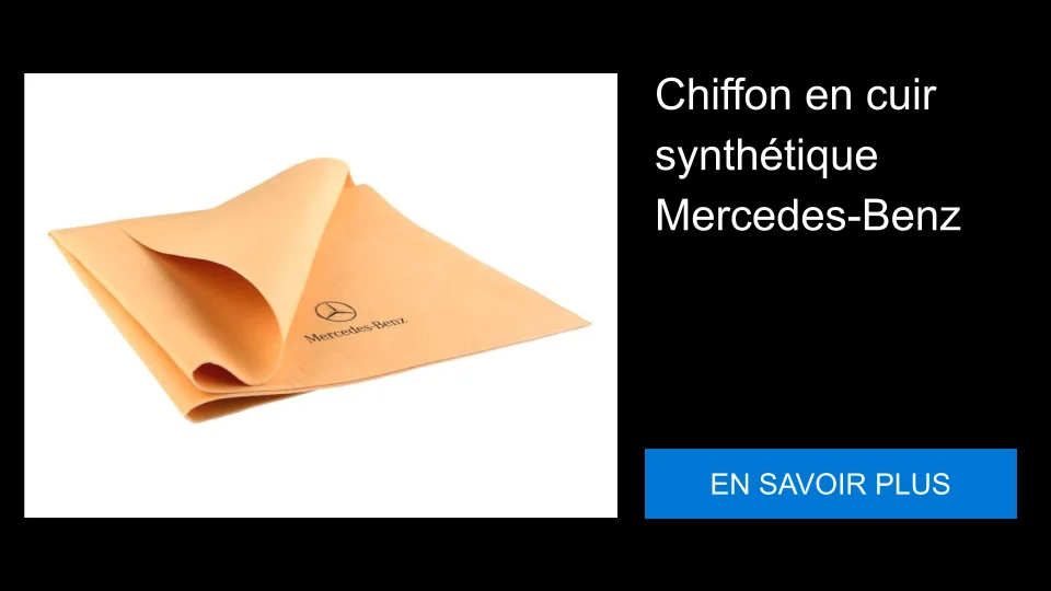 chiffon en cuir synthétique Mercedes-Benz