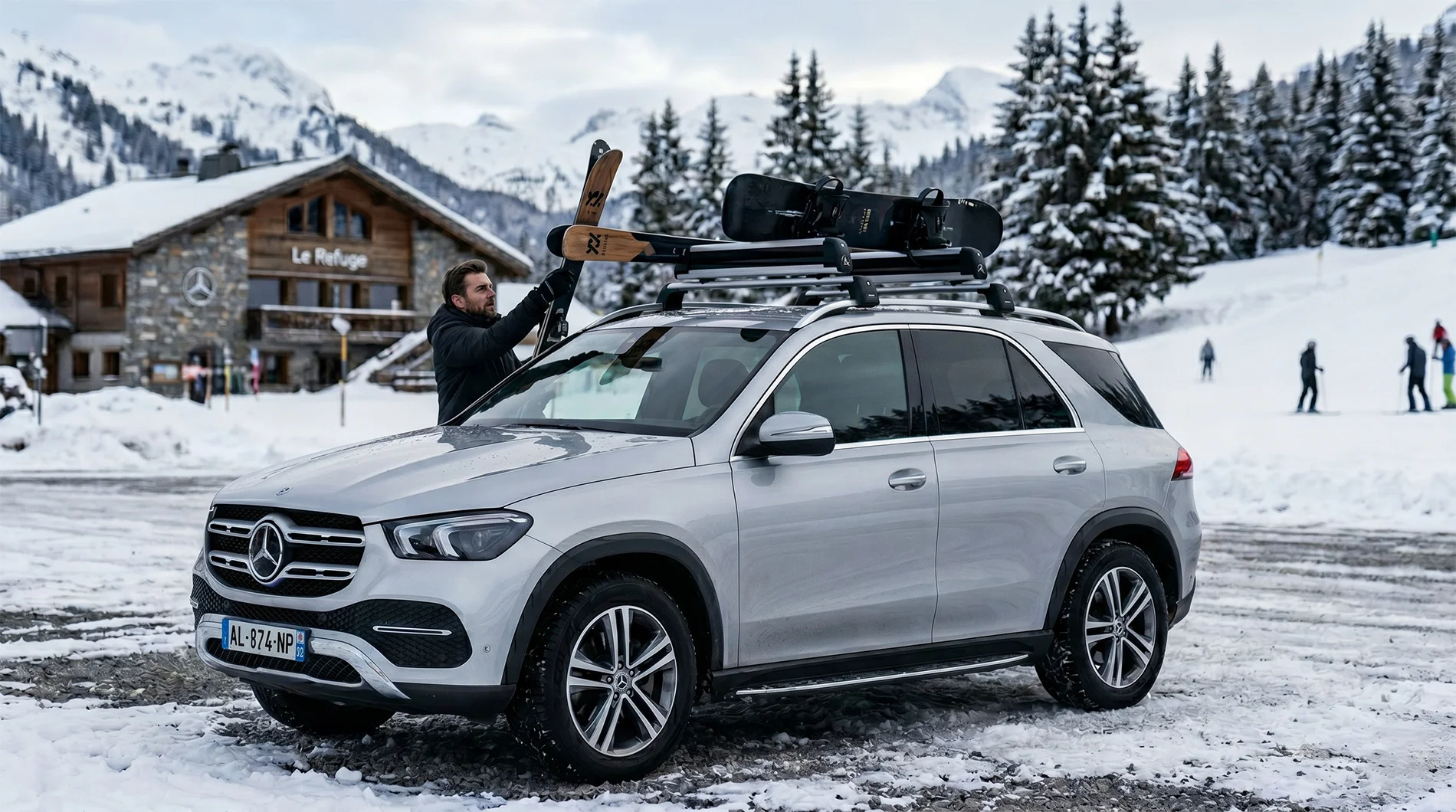 Porte-skis et snowboard Mercedes : Sécurité et compatibilité Confort vs Standard