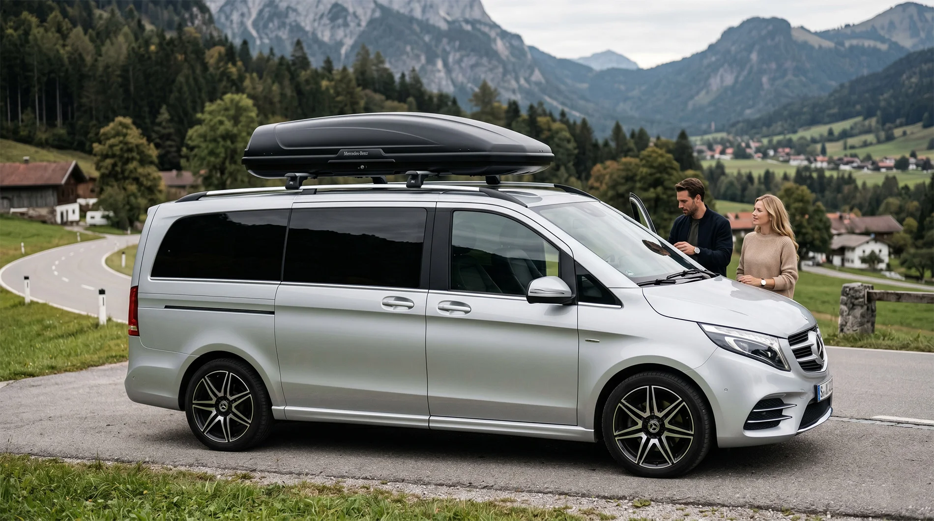 Quel coffre de toit Mercedes-Benz choisir ? Guide volume 330L 400L 450L et fixation