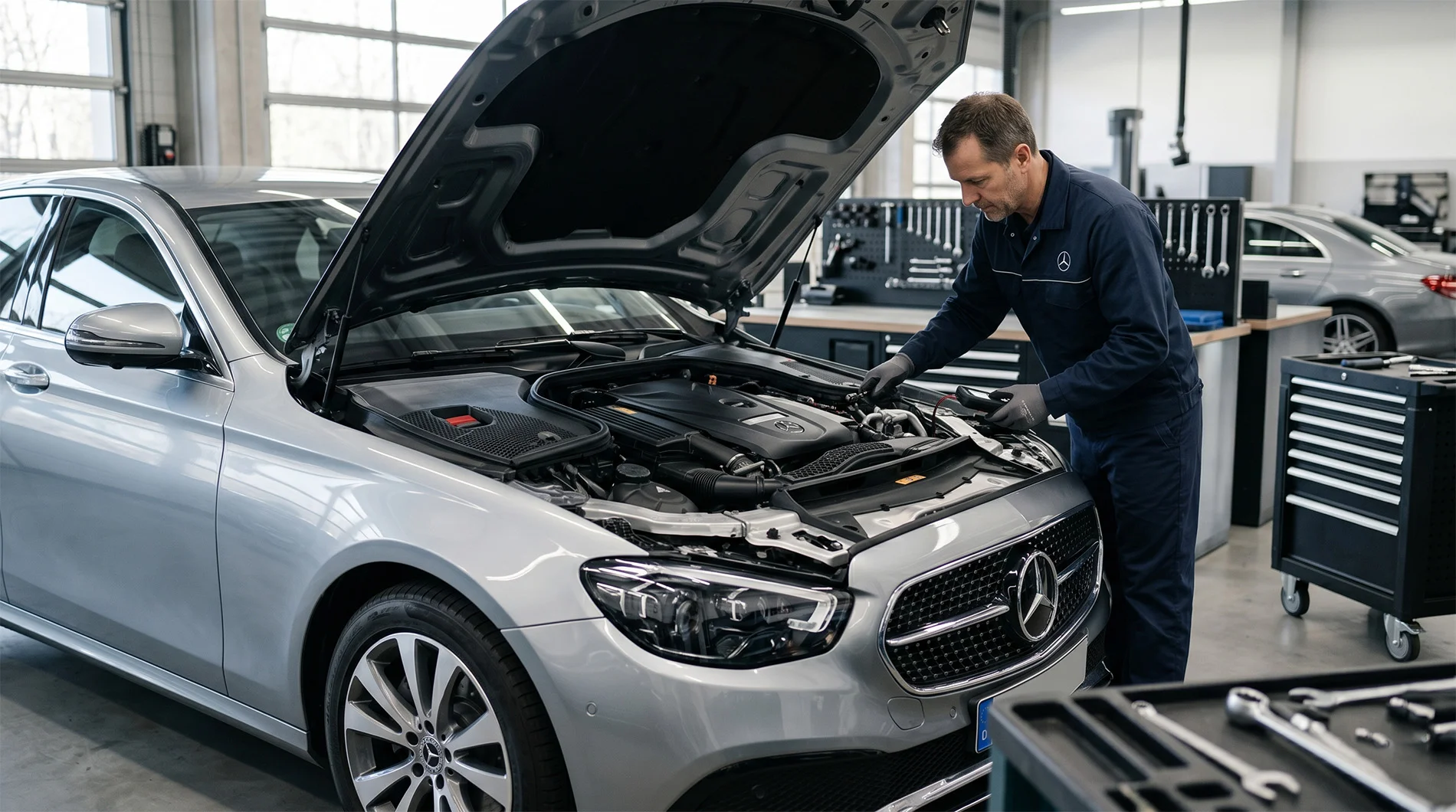 Résolution problème : Batterie de réserve Défaut sur Mercedes-Benz