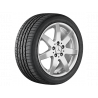 Jante GLK 204 - 7,5 J x 17 pouces ET 47,5, Coloris argent titane à 7 branches
