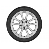 Jante GLA 156 - 6,5 J x 17 pouces ET 38 - 5 doubles branches - Argent vanadium