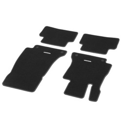 Jeu 4 Tapis en velours noir CLASSIC - Classe E W213