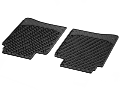 Tapis caoutchouc Arrière - Classe S 222 - Noir - Mercedes-Benz