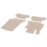 Jeu de 4 Tapis Velours Beige Classe C W205