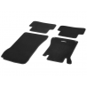 Jeu de 4 Tapis Velours Noir CLC W203