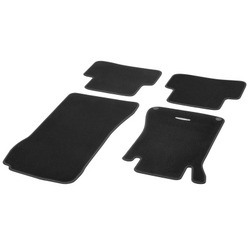 Jeu de 4 Tapis Velours Noir CLC W203