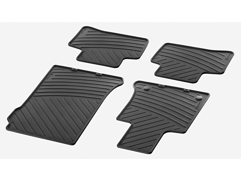 Tapis en caoutchouc résistants CLASSIC GLK C 204 Mercedes-Benz