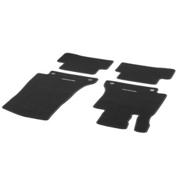 Jeu de 4 Tapis Velours Noir Classe C W205