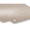 Jeu de 4 Tapis en velours BEIGE SOIE CLASSIC - Classe Coupé C W205 Mercedes-Benz