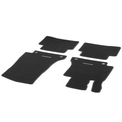 Jeu de 4 Tapis en velours NOIR CLASSIC - Classe C W205