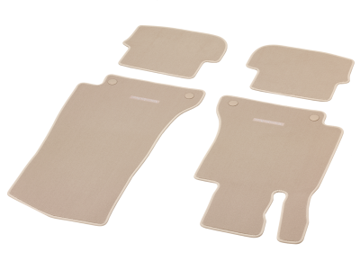 Jeu de 4 Tapis en velours BEIGE SOIE CLASSIC - Classe C W205