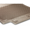 Tapis en caoutchouc beige Classe C W205 - conducteur et passager - Mercedes-Benz