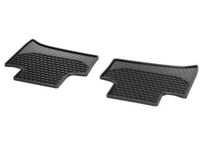 Tapis en caoutchouc Classe C 205 - Noir - Arrière - Mercedes-Benz