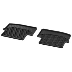Tapis en caoutchouc Classe C 205 - Noir - Arrière - Mercedes-Benz
