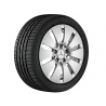 Jante Classe E W213 - 7 J x 16 pouces ET 32 - 10 trous - argent vanadium
