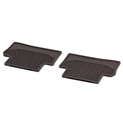 Tapis en caoutchouc MARRON résistants CLASSIC- Arrière - CLS 257