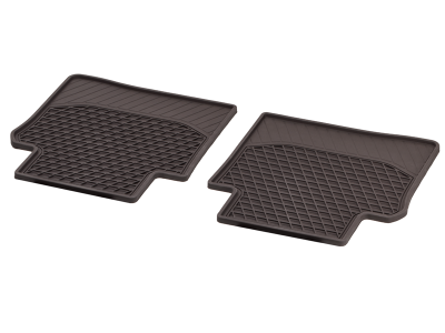 Tapis caoutchouc Arrière - Classe E 213 - Marron Expresso - Mercedes-Benz