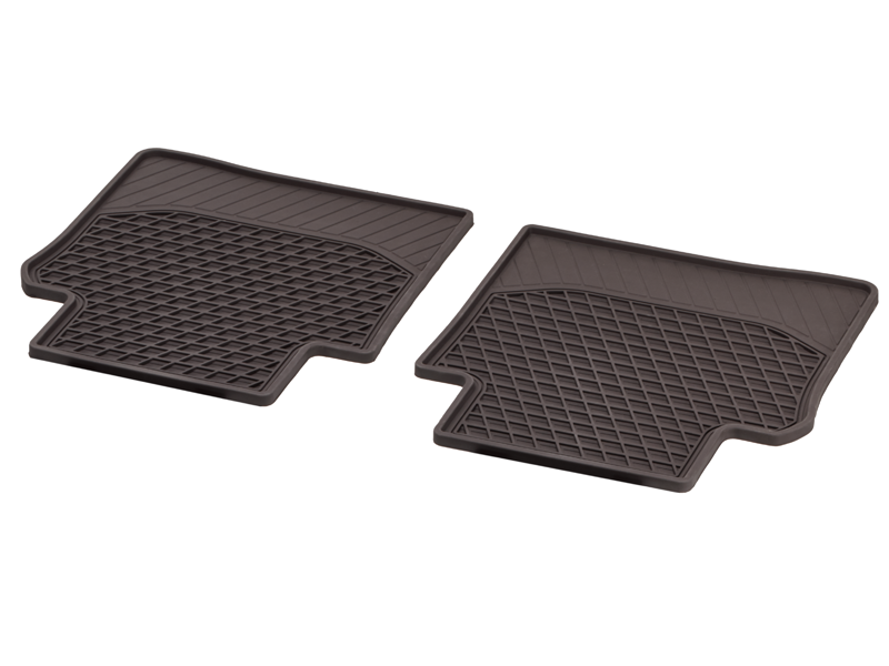Tapis caoutchouc Arrière - Classe E 213 - Marron Expresso - Mercedes-Benz