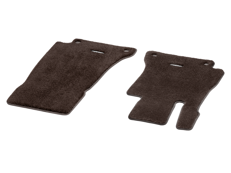 Tapis de sol en velours marron EXCLUSIV - Classe E W213 - conducteur / passager