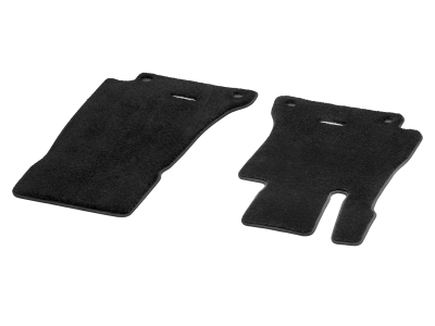 Jeu de 2 tapis côtés conducteur et passager Mercedes CLS W257 - noir - velours - EXCLUSIV