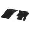 Jeu de 2 tapis côtés conducteur et passager Mercedes CLS W257 - noir - velours - EXCLUSIV