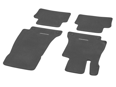 Jeu de 4 Tapis en velours GRIS CLASSIC - Pour CLS W257
