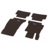 Jeu 4 Tapis en velours noir CLASSIC - Classe E W213