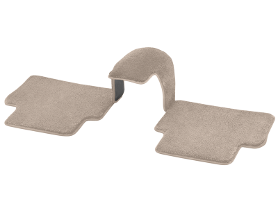 Tapis en velours EXCLUSIV Classe E W213 - Espace arrière avec tapis de tunnel- 3 unités