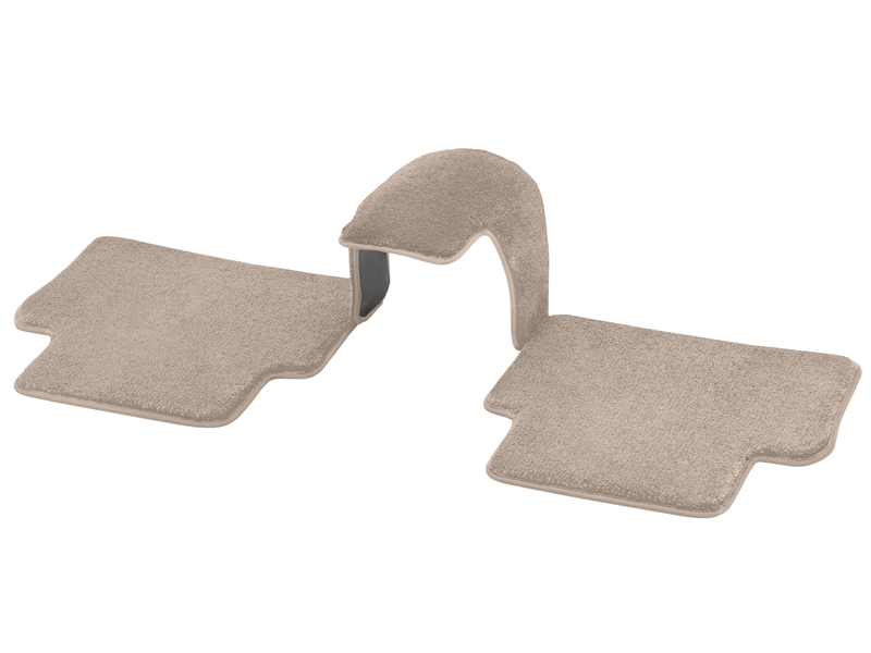 Tapis en velours EXCLUSIV Classe E W213 - Espace arrière avec tapis de tunnel- 3 unités