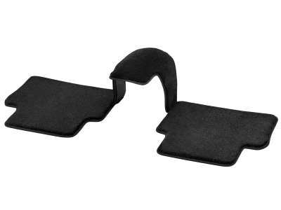 Tapis en velours EXCLUSIV Classe E W213 - Espace arrière avec tapis de tunnel- 3 unités