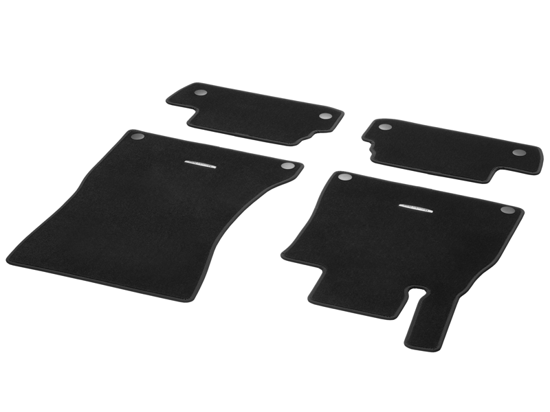 Jeu de tapis Mercedes Classe S W217 - noir - velours - CLASSIC