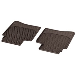 Tapis caoutchouc Arrière - Classe S 222 - Marron Expresso - Mercedes-Benz