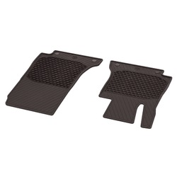 Tapis en caoutchouc marron Classe E W238 - conducteur et passager - Mercedes-Benz